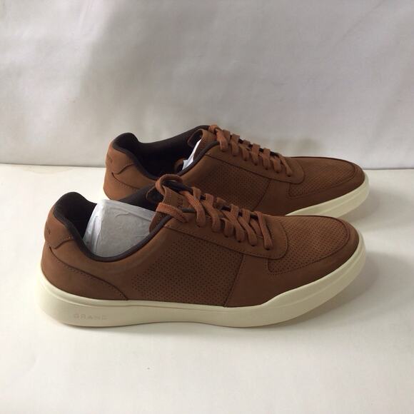 Cole Haan Mens Grand CrossCourt Modern Performance Sneaker Brown Beige Size 10.5 main image 5